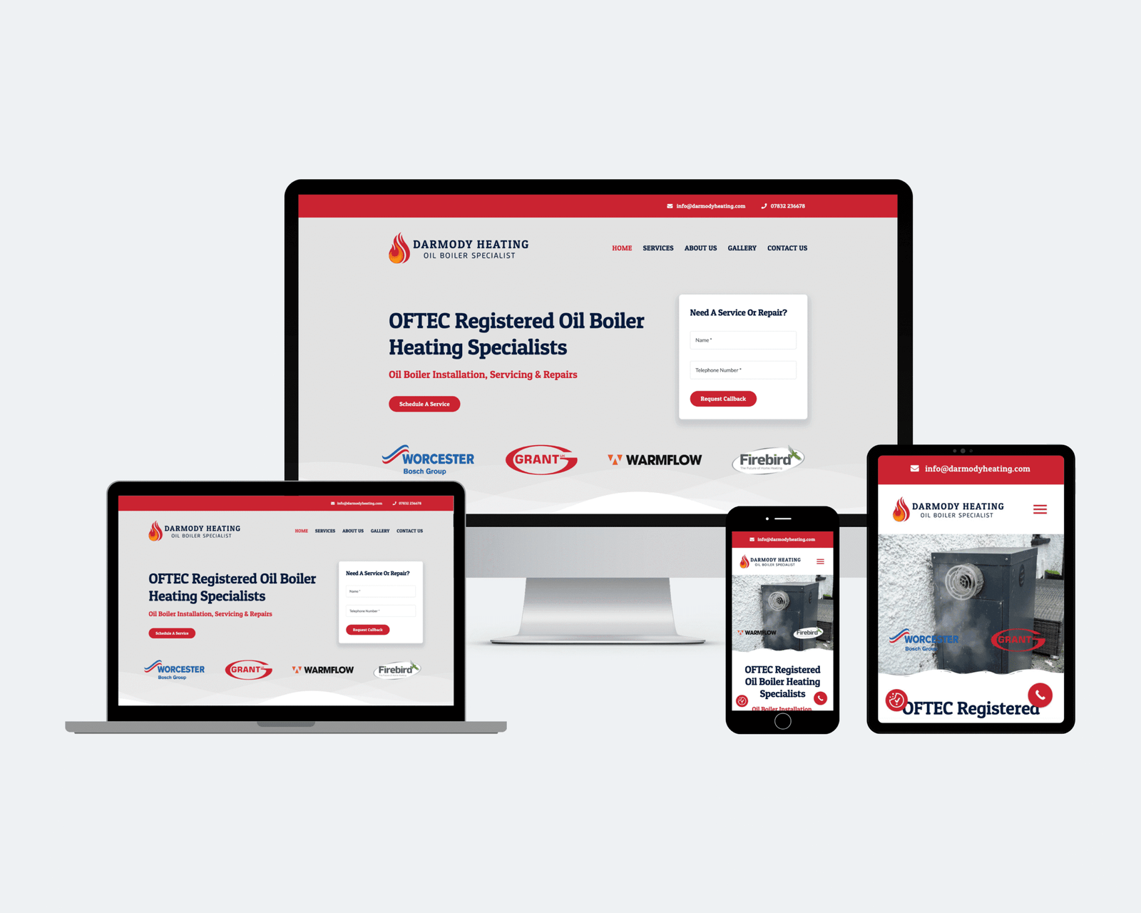 Darmody Heating Responsive Devices Mockup